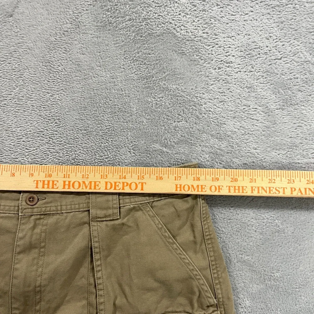 LL Bean Mens Cargo Comfort Waist Shorts 36* Khaki Outdoor 225022 Utility Y2K‎